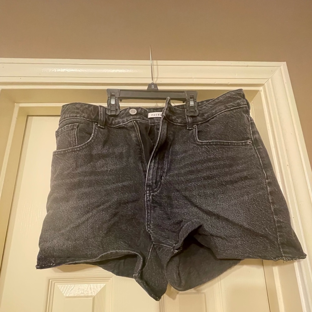 Levi's Black Denim Shorts